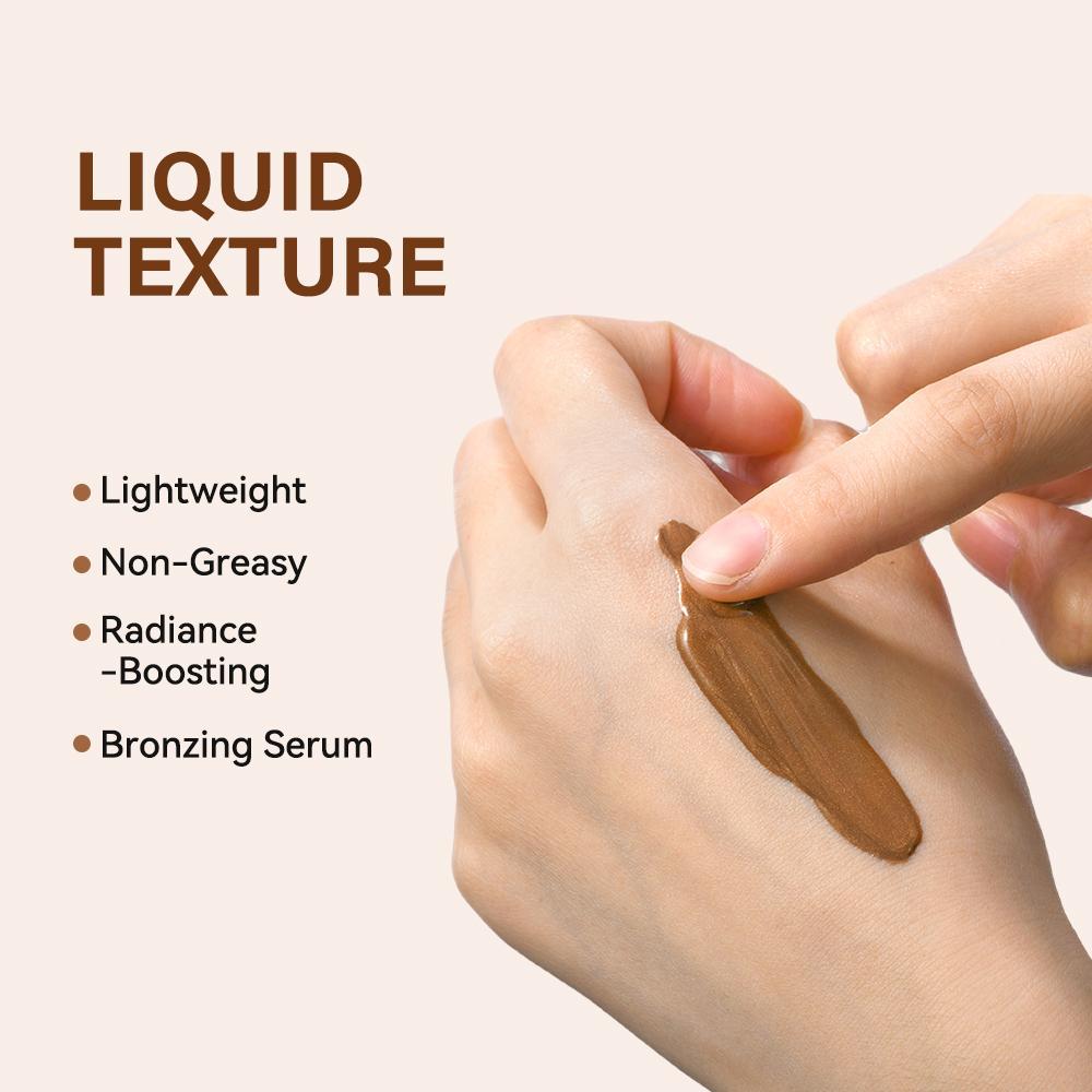 Butter Glow Bronzing Serum, Face Tanning Serum, 1 Box Gentle, Hydrating Nourishing Skincare Bronzing Drops for Radiant, Natural Sunkissed Complexion, Moisturizing Skin Care Product for Women, Moisturize, Bronze, Hydrate, Moisturizer, Moisturizing Formula