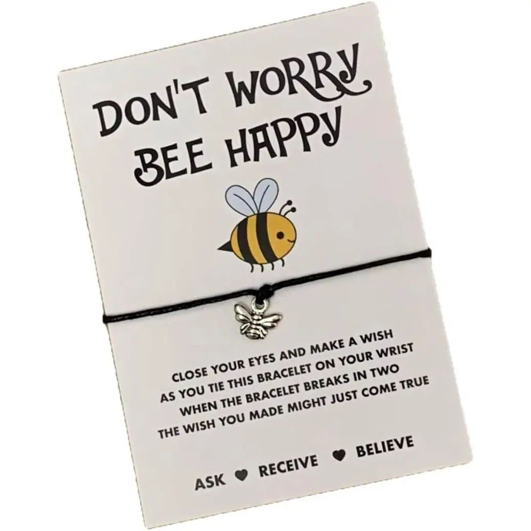 bracelet | Birthday  | Don't worry  happy present | Encouragement  | Be happy