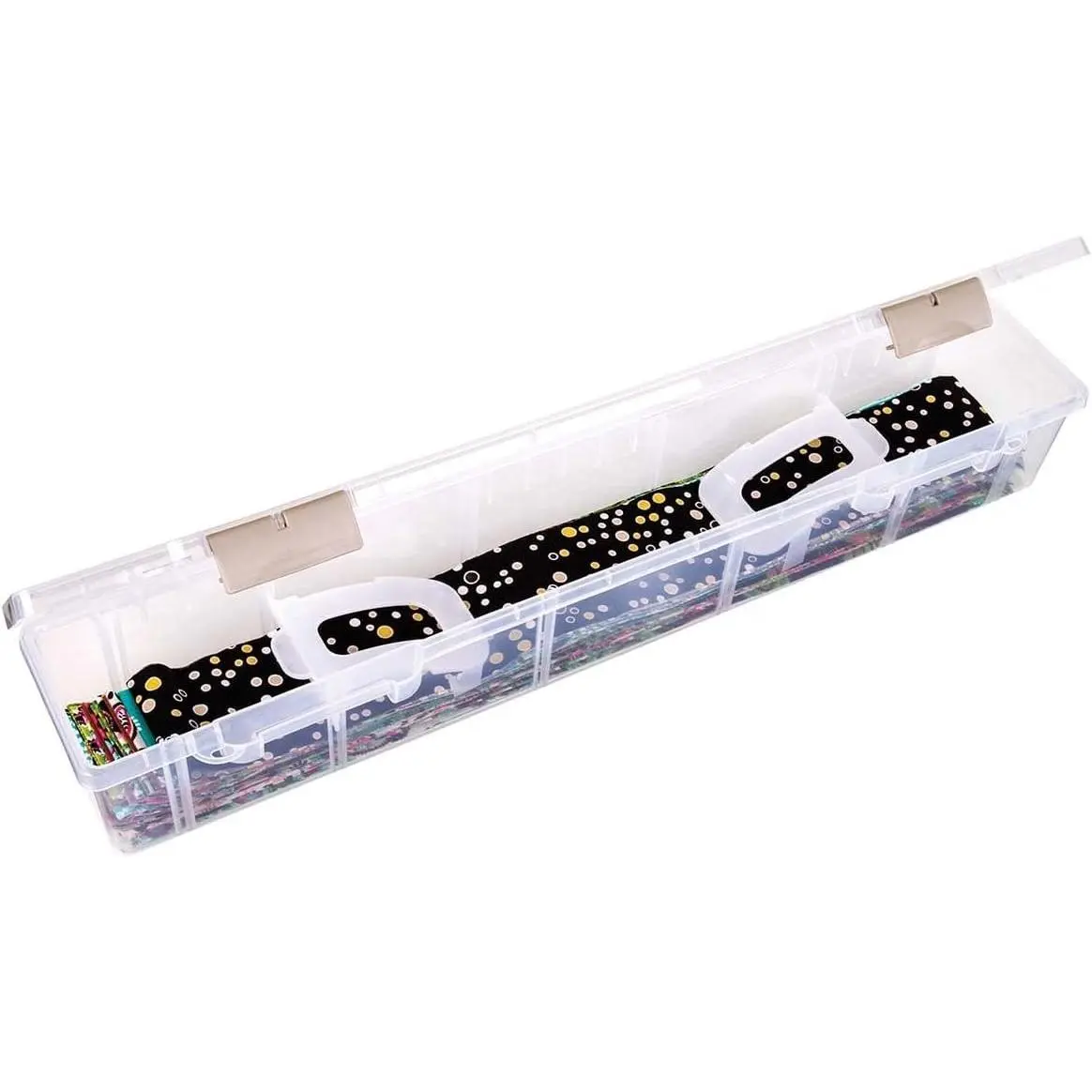 6999AB Fabric Strip Case - Crafts, Quiliting & Sewing Organizer, Plastic Storage Case, Translucent