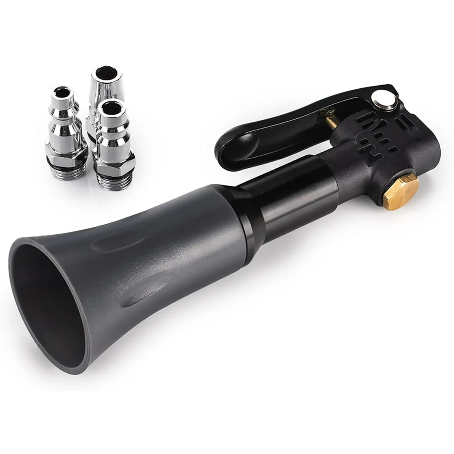 Lift and Blast Dirt and Debris Away for Interior Detailing; Durable and Ergonomic Metal Design; Trigger Operated