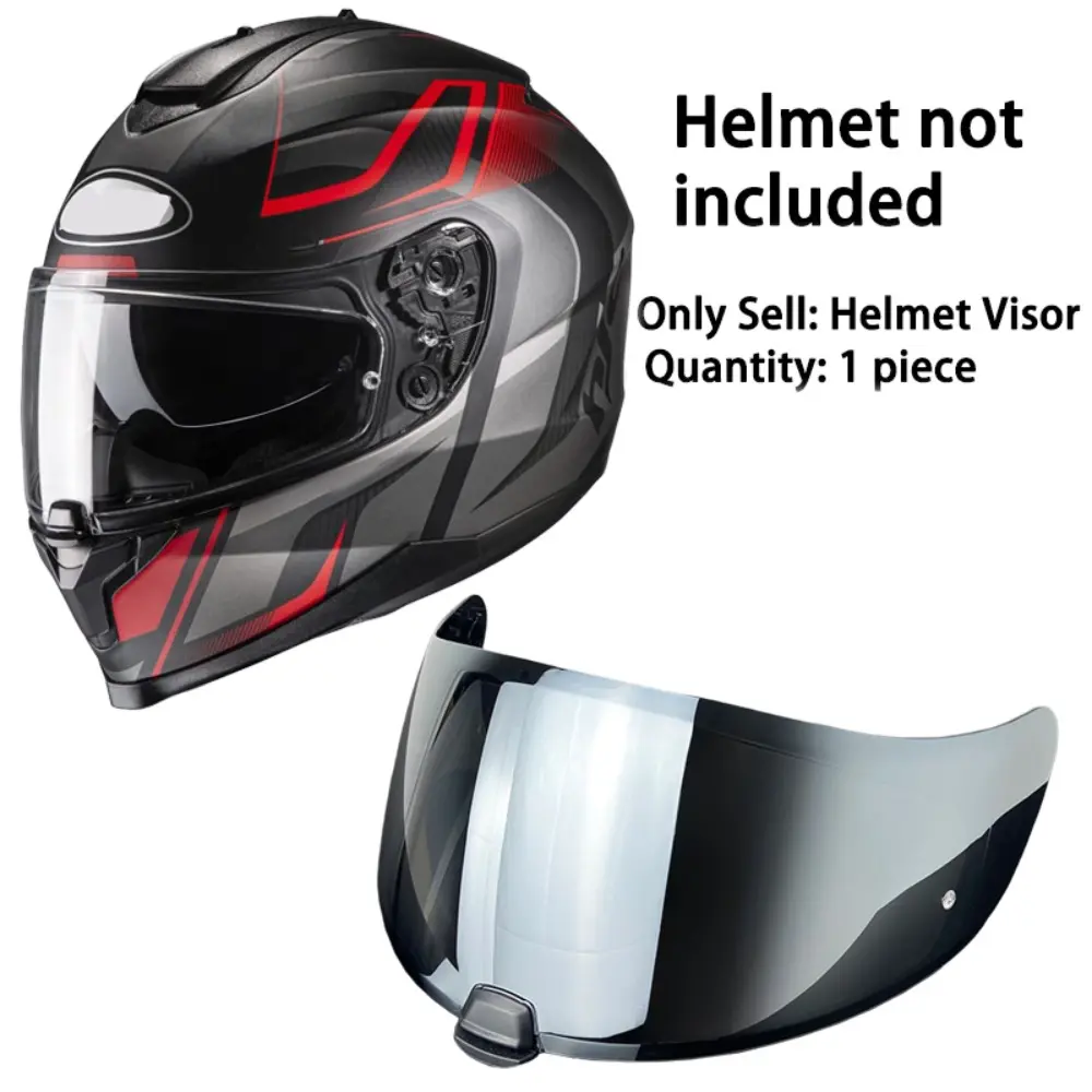 HJC Helmet visor for HJC C70，C70N，FG-17，FG-ST，IS-17，HJ20M, Motorcycle helmet visor, scratch-free, replaceable, securely quick-change visor