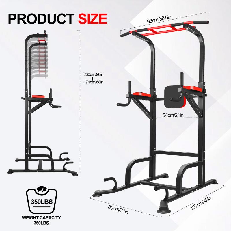 Multifunctional single and double bar pull-up rack, height adjustable, non-slip handles, indoor home pull-up machine, stable base to prevent tipping, single and double bar stretching rack, home single bar fitness equipment