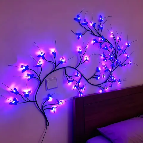 5.9ft 54led Atmosphere Light String, USB Powered, 8 Modes, Led Lights Bedroom, Bedroom Living Room Decor, Wedding Photo Wall Lighting, Gift for Girlfriend Mother, Ambient Atmosphere Lights, Led Decoration
