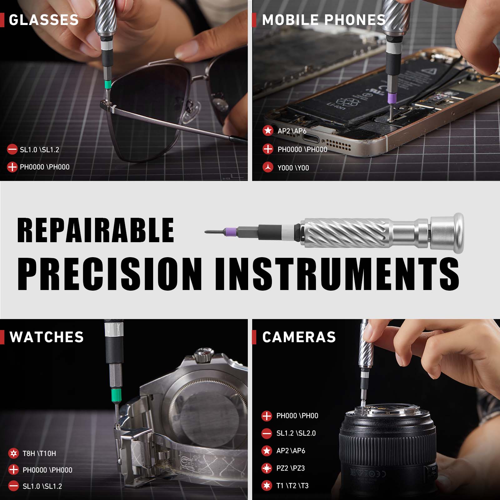 66 in 1 Precision Screwdriver Set, Magnetic Screwdriver Drill Bit Set, Household Repair Tool Kit with Detachable T-shaped Ratchet Handle for Furniture, Heavy Duty Tool
