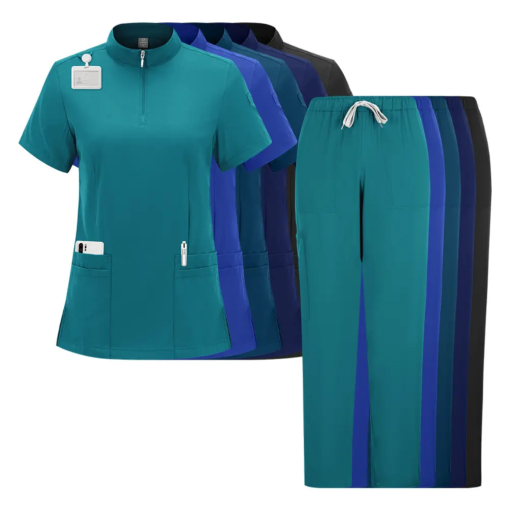 Women's Doctor and Nurse Uniforms, Scrub Suits, Elastic Scrub Clothes, Surgical Gowns, Dental Clinic Sets