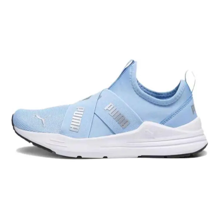 PUMA Run Slip On Comfortable Classic Simple Versatile Daily American Retro Fashion Trend Campus Shock Absorption Wear-Resistant Low-Top Casual Shoes 381993-12