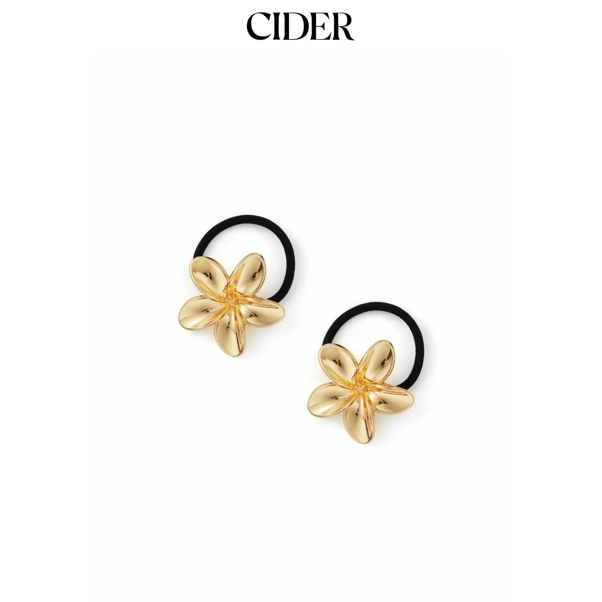 Cider 2 PCS FLOWER HAIR TIE SET