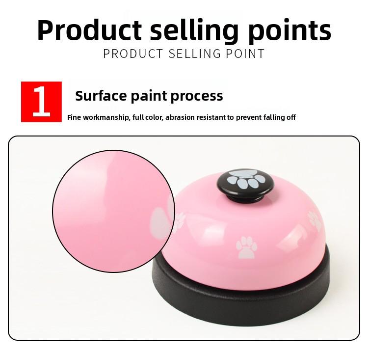 Ring bell pet supplies trainer, metal sounding bell for cats and dogs, call bell for ordering food, dog paw print, intelligent pet dog bell Ring bell pet supplies trainer, metal sounding bell for cats and dogs, call bell for ordering food, dog paw print, intelligent pet dog bell