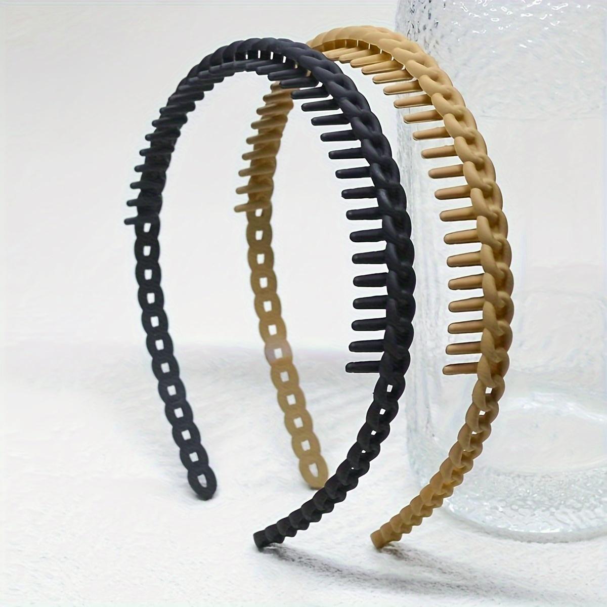 2 Toothed Hair Ties, Non-slip Headbands for Face Washing and Styling, Sweet and Versatile Non-slip Hair Hoops, Bangs and Broken Hair Clips, and Hair Accessories.