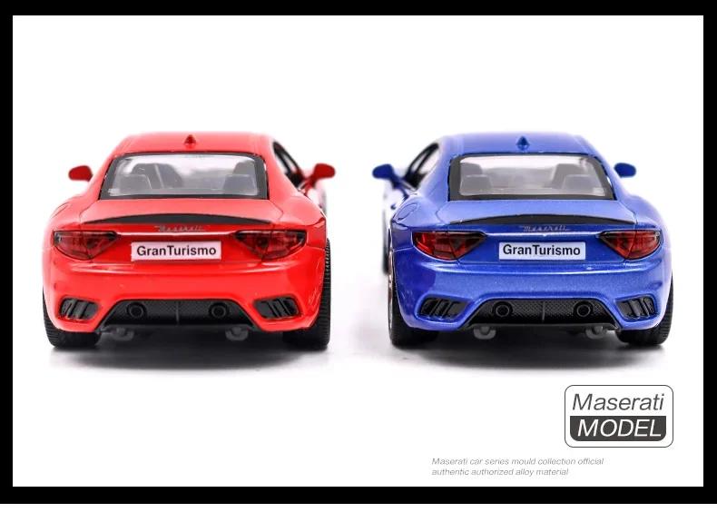 1:36 Maserati Gran Turismo MC High Simulation Exquisite Diecast Toy Vehicles Car Styling Alloy Car Model Toy Cars F38