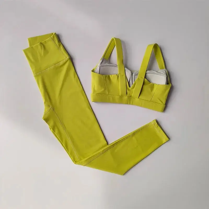 Seamless Yoga Set Women, Workout Sportswear, Gym Clothing, Fitness Push Up Bra Set, Waist Leggings, 2Pcs Suits,Backless,Halter,Crop,Scrunch,Butt,stylish,activewear,,daily,outfit,,Insulated,Hunting,Camo,mfvim,woman,,athletic,