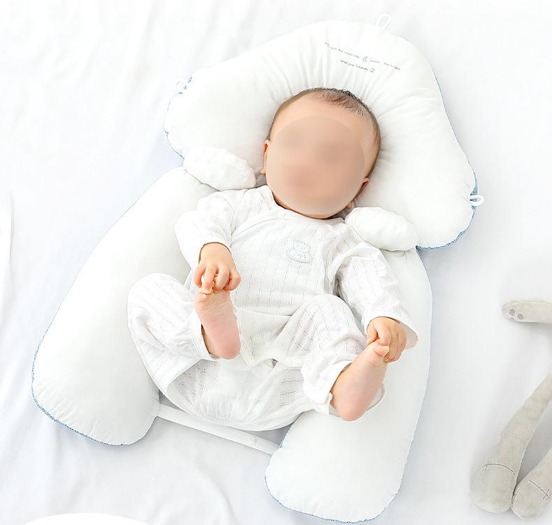 Breathable Baby Head Shaping Pillow |   Drawstring Adjustable for Flat Head Correction