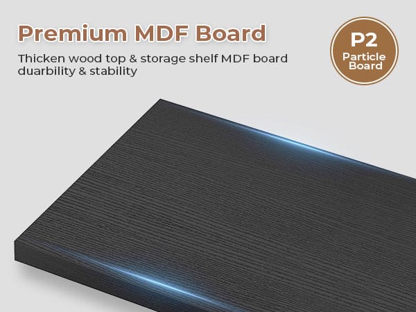 Corner L Shaped LED TV Stand Convertible Dresser Black