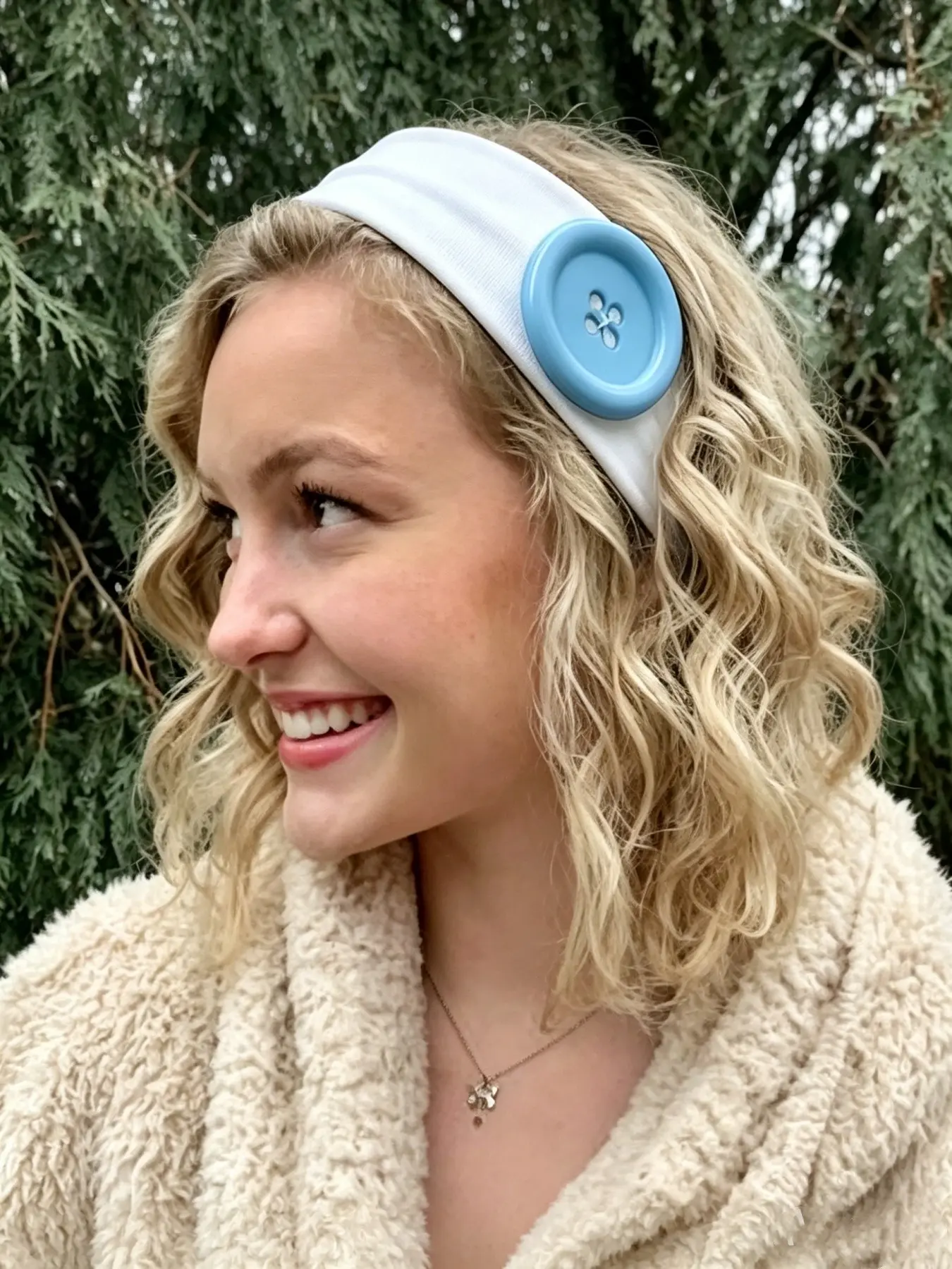 Millennial Flair Solid Color Buttoned Decorated Retro Sweet Cool Badass Wide-Brimmed Hairband Facial Wash Hair Tie Hairband Women's Fashion Elastic Anti-Slip Facial Wash Makeup Yoga Hair Tie Non Slip Headband