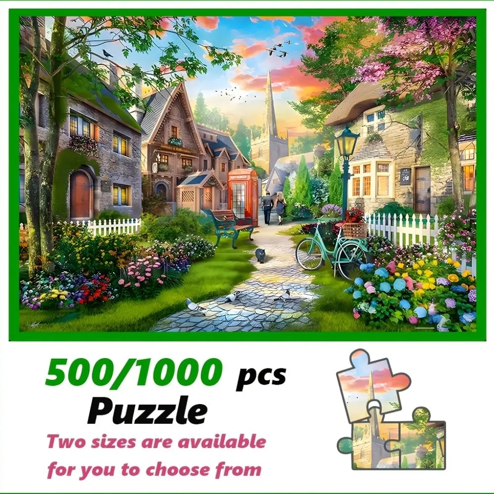 500pcs/1000pcs Adult Puzzle Large Puzzle Gift Family Interaction, Puzzle Home Decoration, Designed for Birthday, Valentine'S Day, Mother'S Day, Thanksgiving, Easter, High-Quality Family Fun Puzzles, Gift Giving, Deeply Loved by Puzzle Enthusiasts