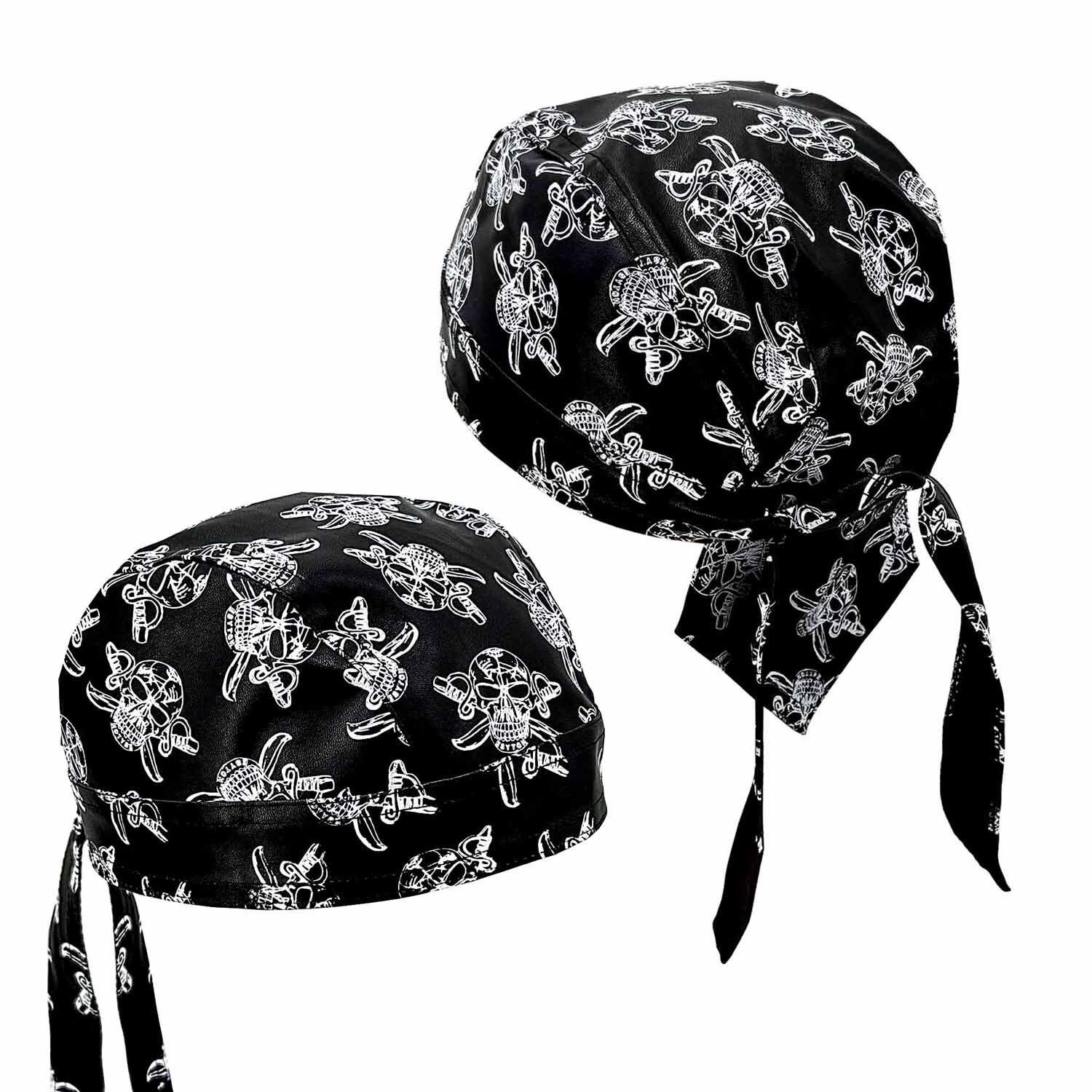 Skull Motorcycle Punk Bandana Biker Doo Do Rag Headwrap Beanie Cap Men Women
