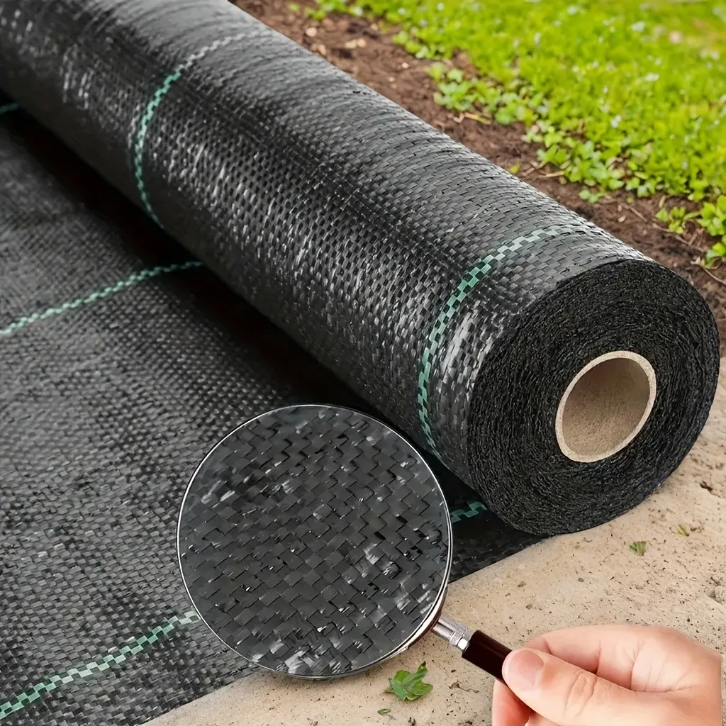 PP Weed Barrier Fabric, Anti-Weed Ground Cover Mat, Agricultural Landscape Cloth for Garden, Vegetables, Flowers, Lawn Maintenance, Garden Supplies