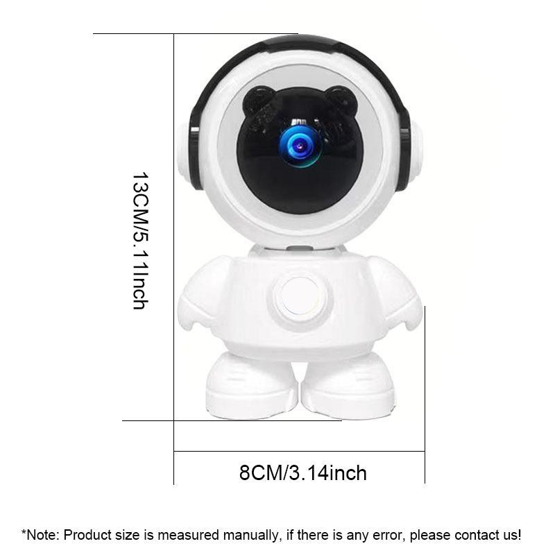 1080P Pet Home Monitoring Camera, 360-Degree Panoramic Camera, Multifunctional Wireless Home Security Monitoring System