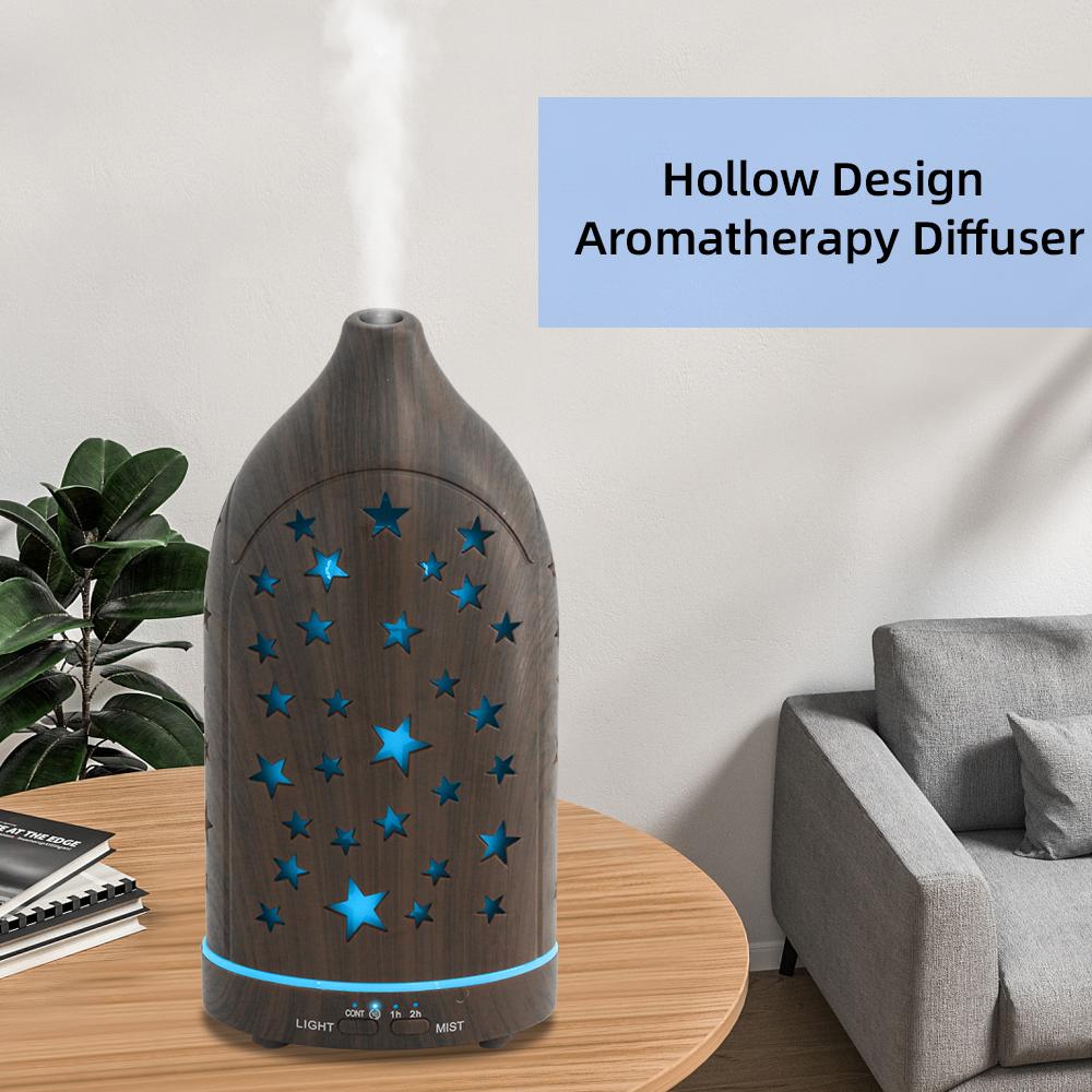 Star Hollow Diffuser  7 Customizable Colors, Whisper Quiet, Safe & Stylish aromatherapist house humidificador  de  aroma lifelines  diffuser