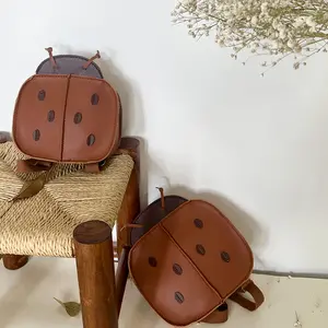 Kids' Character-Inspired Backpack, Cute Ladybug Design, Lightweight & Kid Safe for Toddler Boys & Girls, Ideal for Kindergarten & Back to School, Back To School Haul, Cartoon Graphic Backpacks