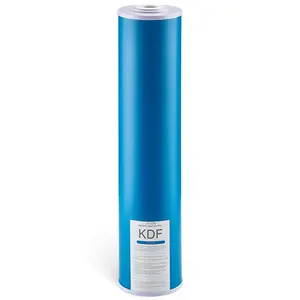 VEVOR Whole House Water Filter Replacement Cartridge, 4.5" x 20" Coconut Shell Activated Carbon KDF Filter for Whole Home Water Filtration System, Reduce Heavy Metal, Chlorine, Taste, Odor