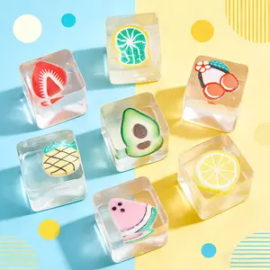 Gift Her/Him Multi-Item Party Favor Packs - 4/16/28pcs Cube Toys Christmas/Easter/Halloween/New Year Party Fillers, Stocking Stuffers, Stretch & Rebound Fruit Mini Squishy Stress Relief Toys, Random Style