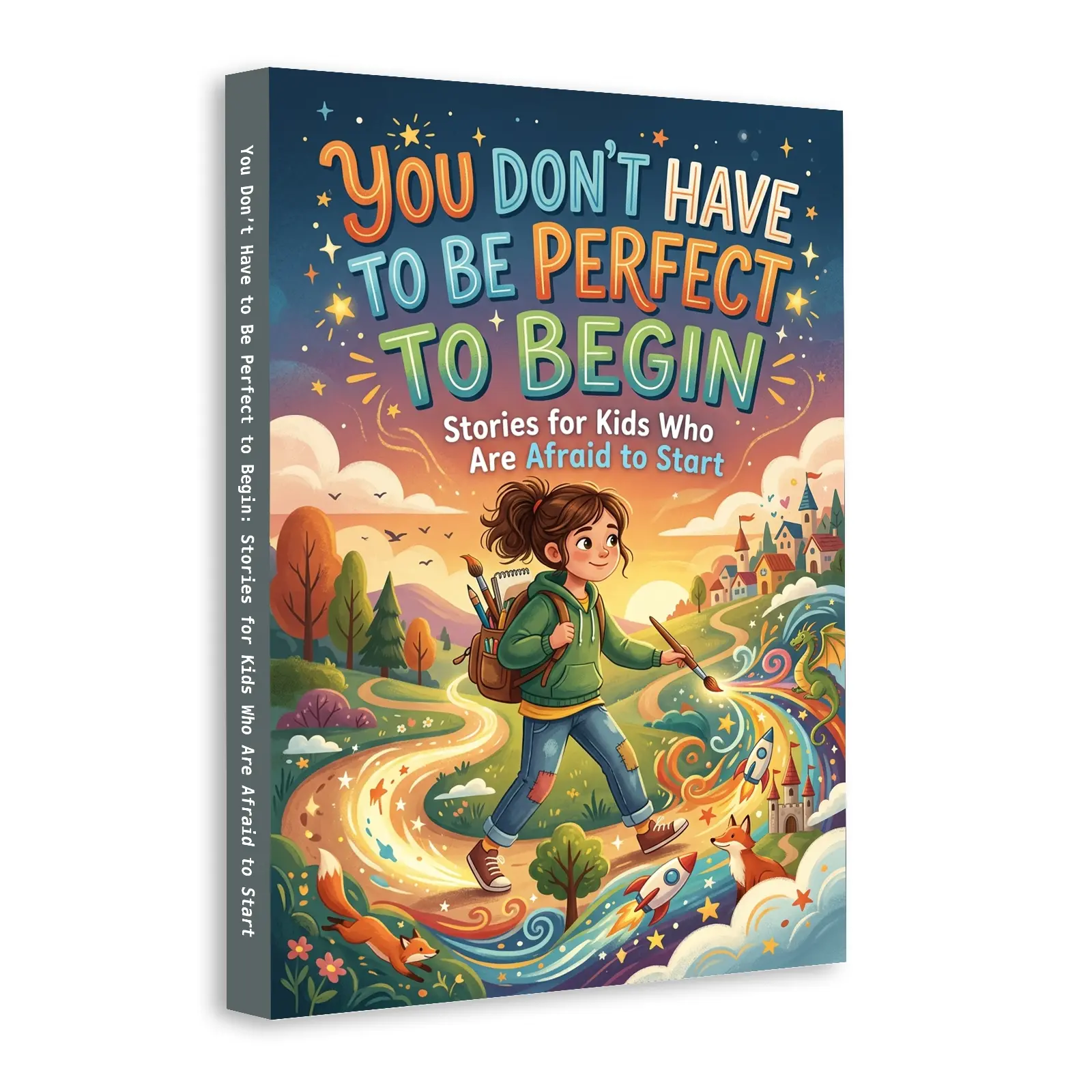 Personal Growth Book, You Don’t Have to Start Perfect, Mindset Guide to Stop Overthinking & Take Action