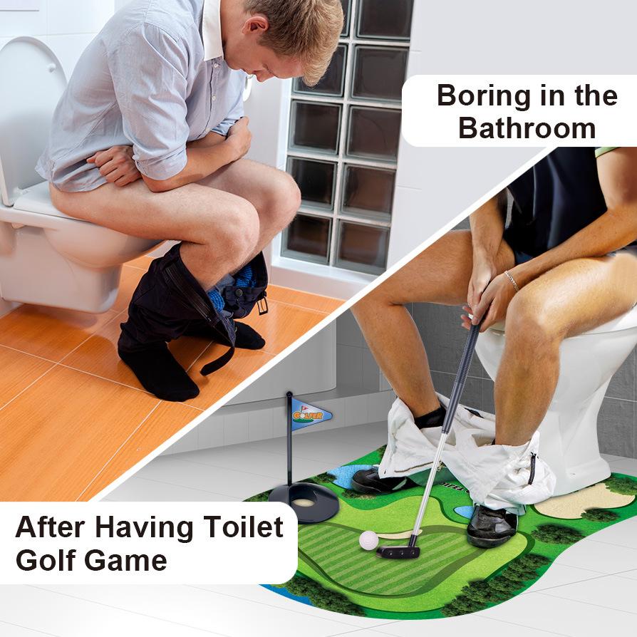 Mini Toilet Golf Set 6-Piece Desk Putting Game for Adults Kids Funny Office Toy Gift Family Fun Trending Gadget Mini Toilet Golf Set 6-Piece Desk Putting Game for Adults Kids Funny Office Toy Gift Family Fun Trending Gadget