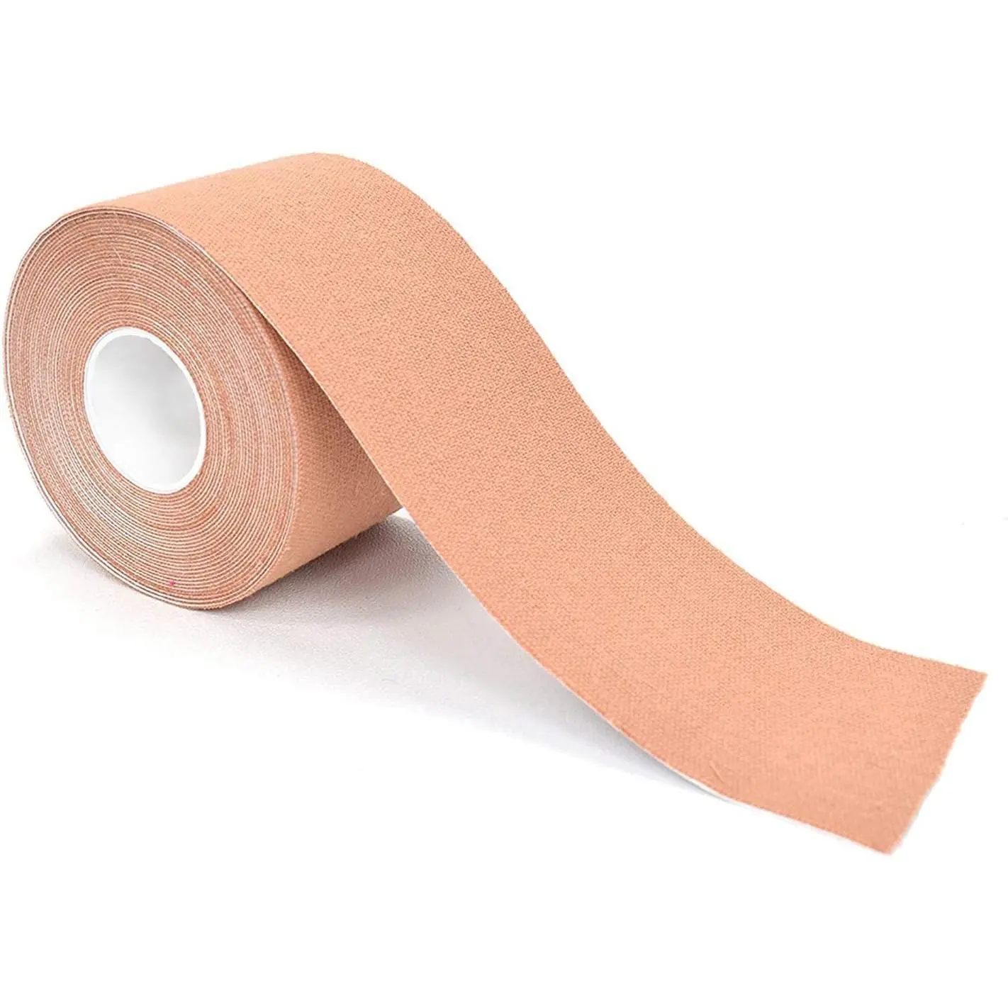 Kinesiology Tape Pro Athletic Sports. Knee, Ankle, Muscle, Kinetic Sport Dynamic, Physical Therapy. Strong-Rock Breathable h2o Resist Cotton.Roll,Uncut,2in x 16.4ft.Bulk -Beige