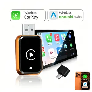 2026 Wireless Carplay Adapter, Compatible with Apple and Android, Wired to Wireless Converter, Carplay/android Auto Plugin
