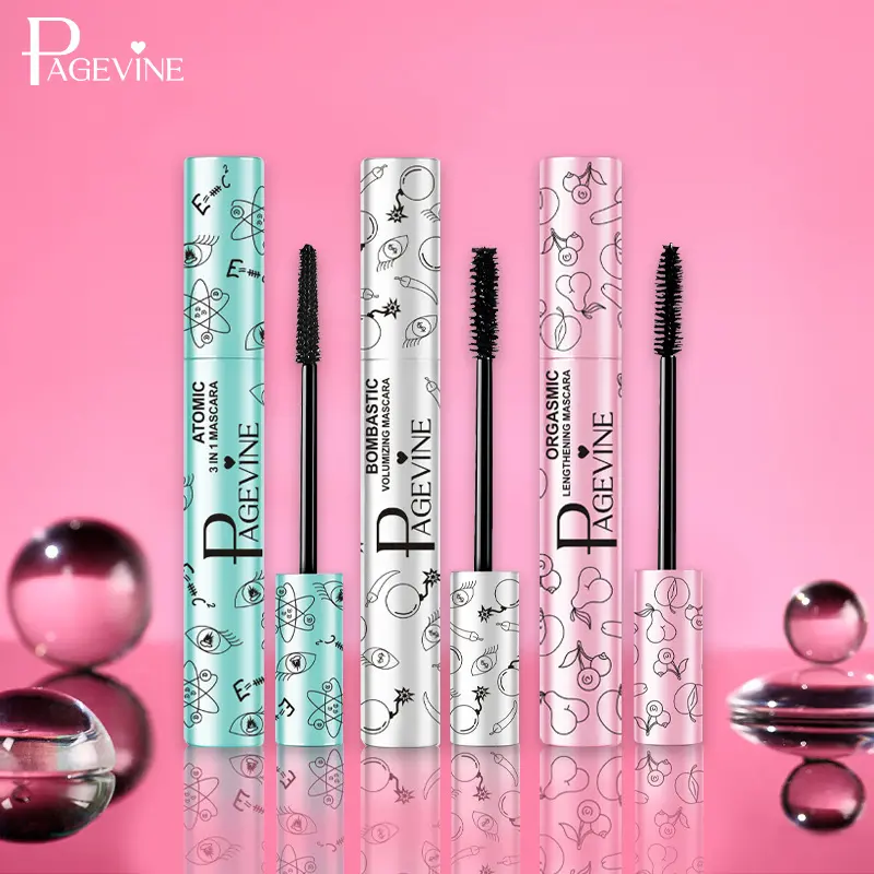 Long-Lasting Waterproof Mascara, Curling Effect, Sweat-Resistant, Smudge-Proof, Dense Formula, Durable Hold, Perfect for All-Day Wear
