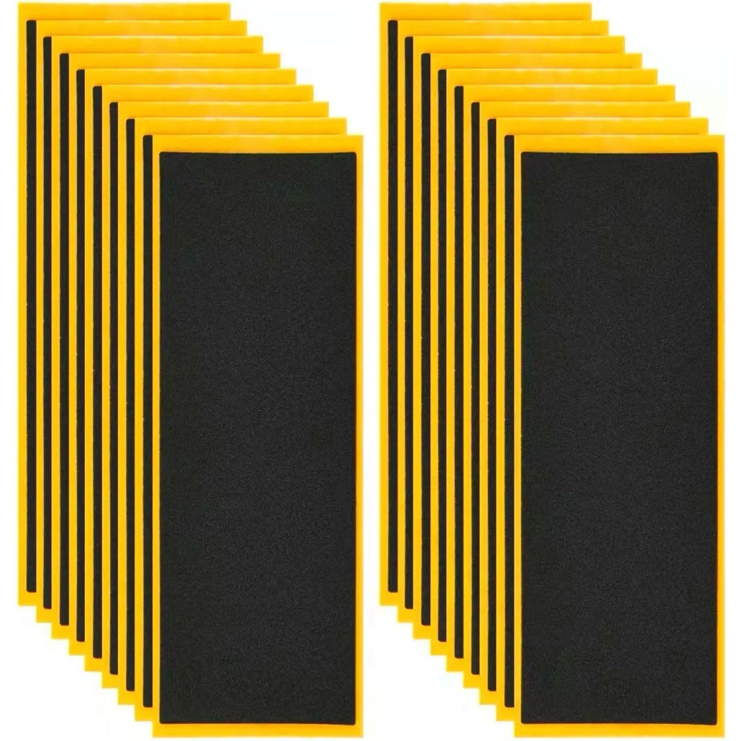 Fingerboard Grip Tape PRO Quality 8 Sheets Black Foam Strong Adhesive Stickers for Wooden Mini Skateboard 110mm x 38mm