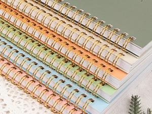 Aesthetic Spiral Notebook Set 3, 6 x 8 Pastel Notebook with Pocket 3, A5 Small Tear Out Lined Page Cute College Ruled Journal for Note Taking Writing for Women Man School Office Work