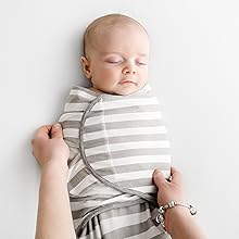 Adjustable Swaddle Blankets for Infants 0-3 Months – 3-Pack Organic Cotton Baby Swaddles for Newborn Boys & Girls – Soft, Snug & Hip-Healthy Swaddling Wraps