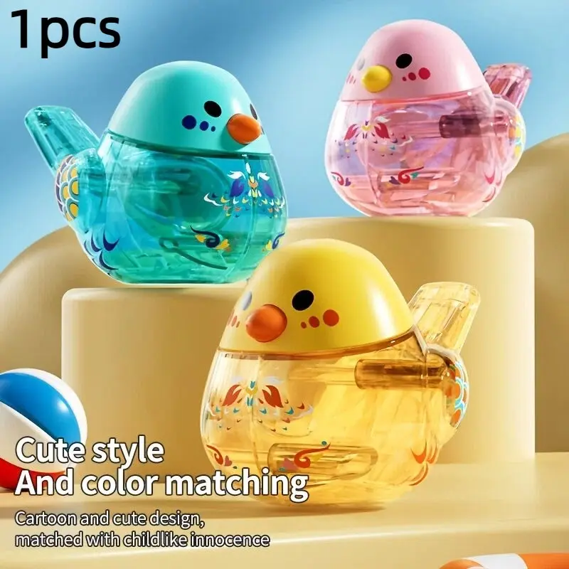 Cartoon Cute Water Bird Whistle, Adjustable Sound Volume, Outdoor Training Instrument, Bath Toy, Gift for Boys Girls, Party Birthday Present