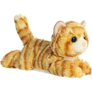 Cute and charming stuffed animal toy - Mini companion ready for fun adventures - Suitable for all ages, children, adults and families - Orange, 8 inches (about 20.3 centimeters)