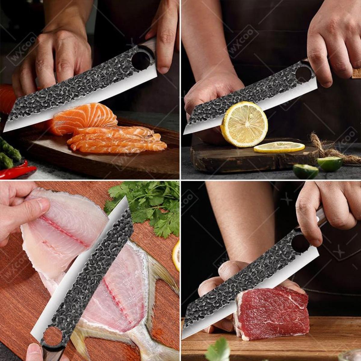 1 PC Multipurpose Knife Household Cooking Tool Handmade Forged Knife Kitchen Vegetable Cutter Professional Utility Butcher Cutting Paring Meat Cleaver 1 PC Multipurpose Knife Household Cooking Tool Handmade Forged Knife Kitchen Vegetable Cutter Professional Utility Butcher Cutting Paring Meat Cleaver
