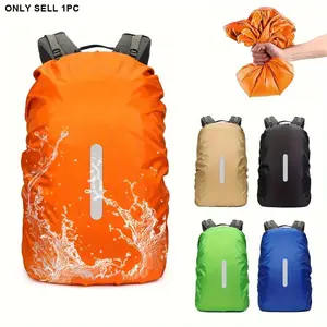High-quality reflective backpack rain cover, Waterproof Durable Cover, Waterproof Covers, suitable for 7.93-10.57 gallon heavy-duty luggage bags - Dustproof/Theft-proof/Cycling/Hiking/Camping/Outdoor activities