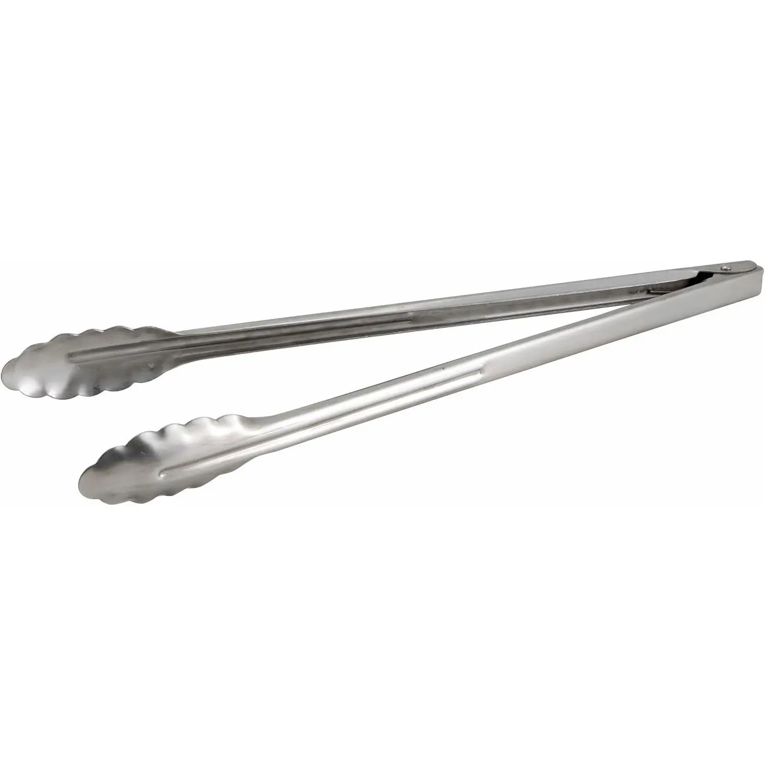 Winco Coiled Spring Extra Heavyweight Stainless Steel Utility Tong, 16-Inch