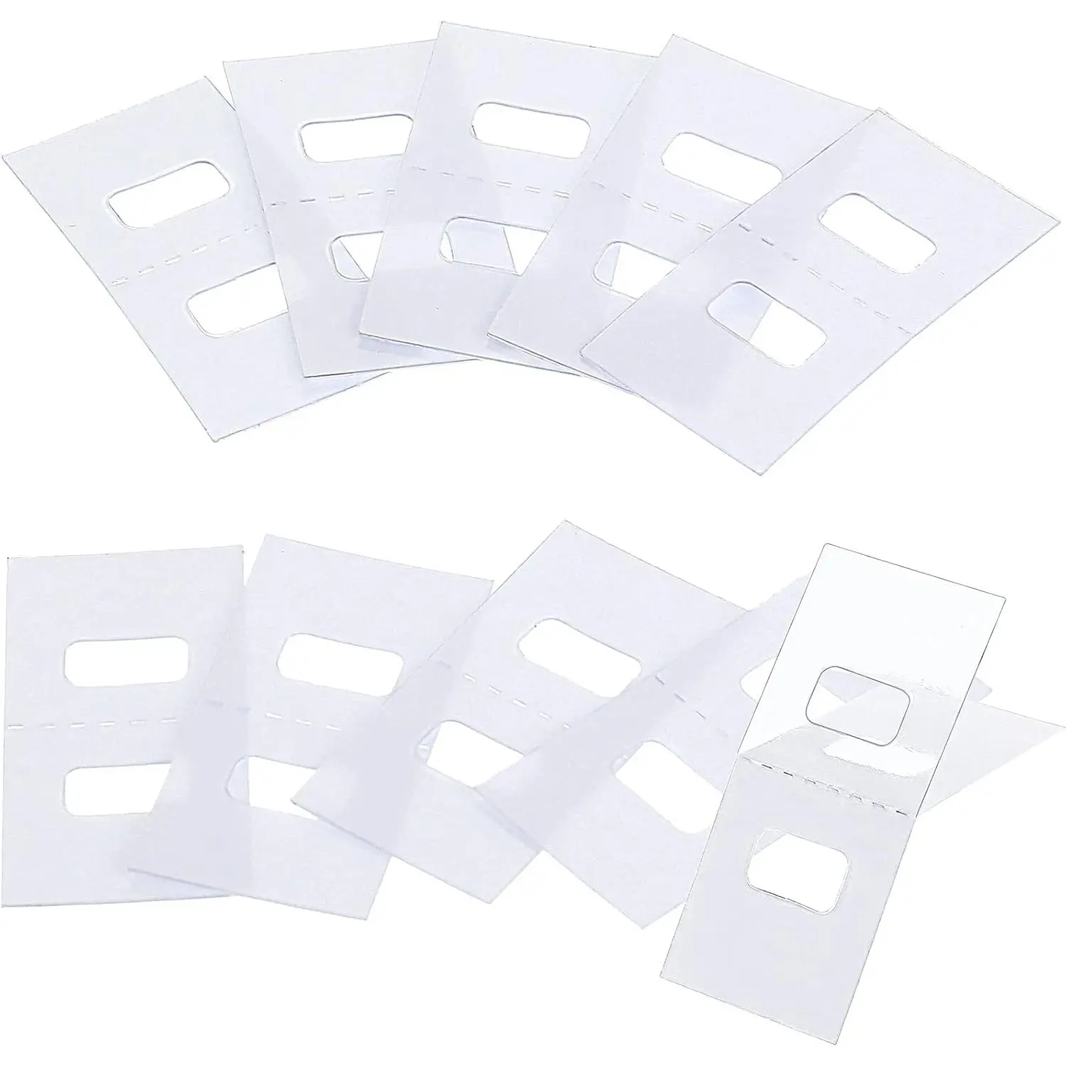 30 Pcs Vertical Blind Repair Tabs Vane Saver Replacement Kit Clear Slats