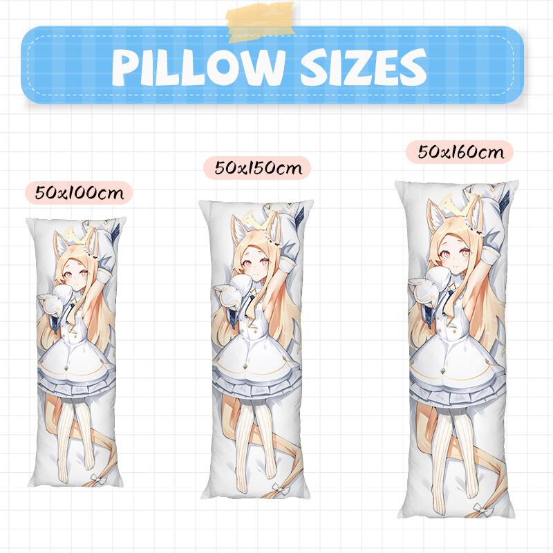 Anime Dakimakura Japanese Otaku Waifu Life Size Doublesided Print Hugging Body Pillov Cover VTB gawrgura