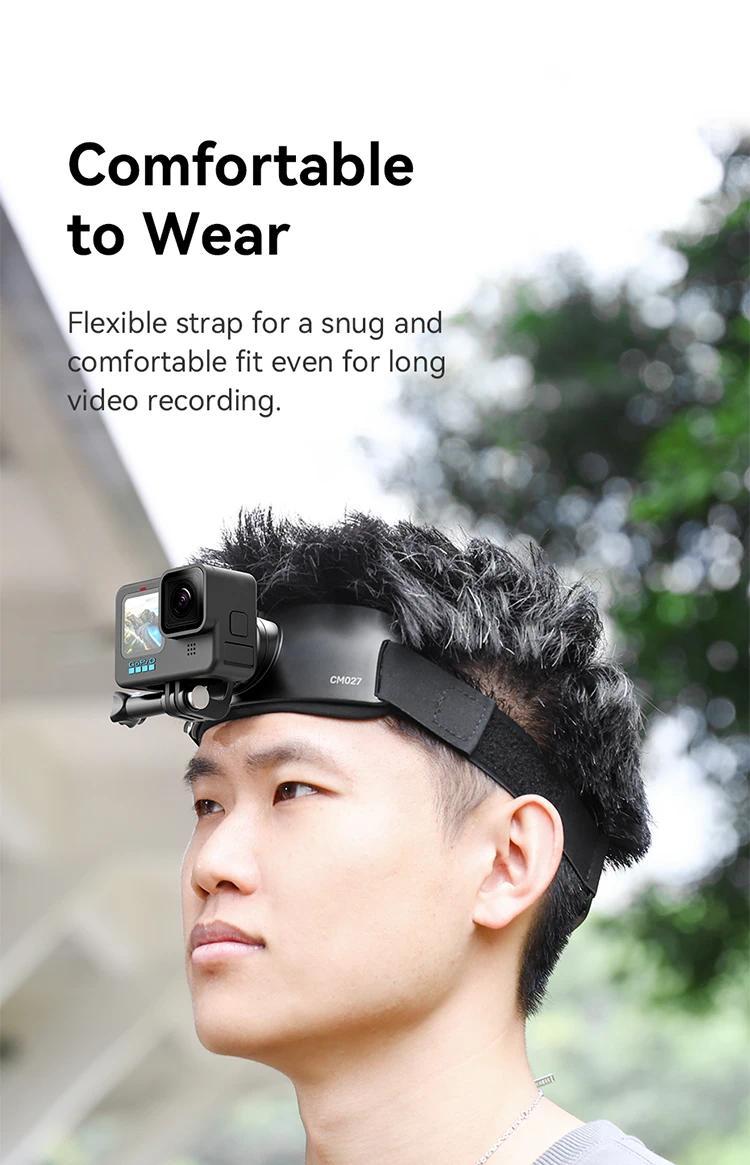 CM027 Chest Head Strap Mount Belt For Smartphone Gopro insta360 x3 dji osmo Pocket 3 Action Camera Accessories Outdoor Video