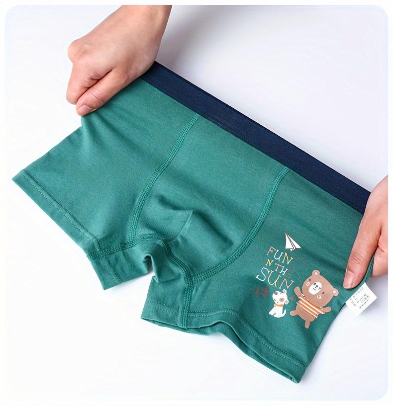 [Children's Boxers] Boys Underwear Boys' Clothing, Baby Boxers, Children's Underwear, Kids Clothing, Boys' Boxers, Boxers, 4 Pairs, Boys Underwear, Boys Underwear, Clothes for Kids Boys, Boys Underwear 12 to 14