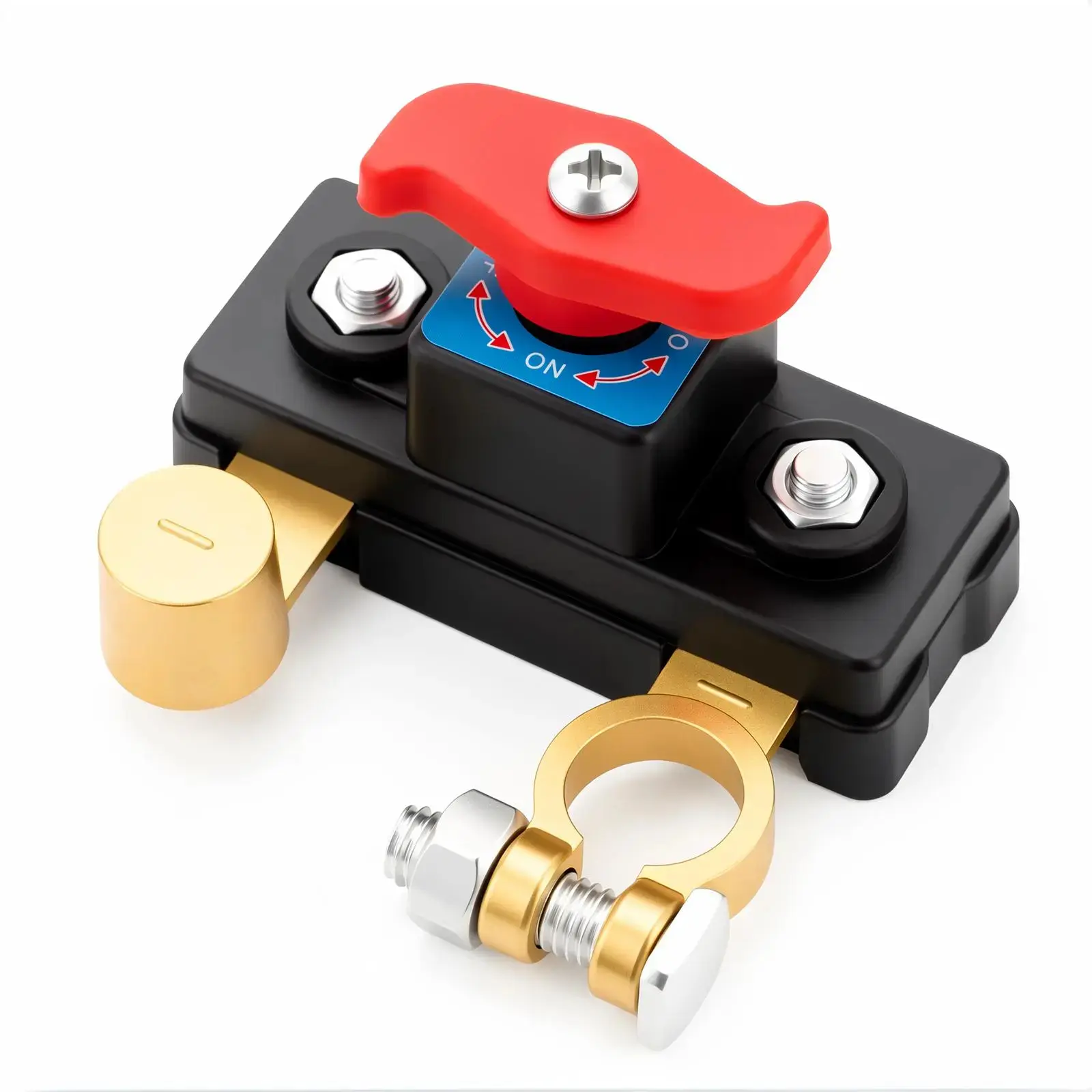 Car Battery Power Cut-Off Switch Breaker, Pure Copper Stable Transmission High Conductivity Disconnect Switch Smart Battery Disconnect for Car Truck Boat Rv Supplies