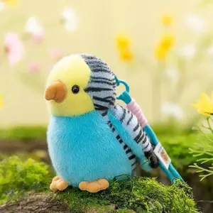 Latest Simulation Parrot Doll Kawaii Stuffed Plush Toy Handmade Doll Cartoon Anime Cute Pillow Children's Birthday Gift Doll