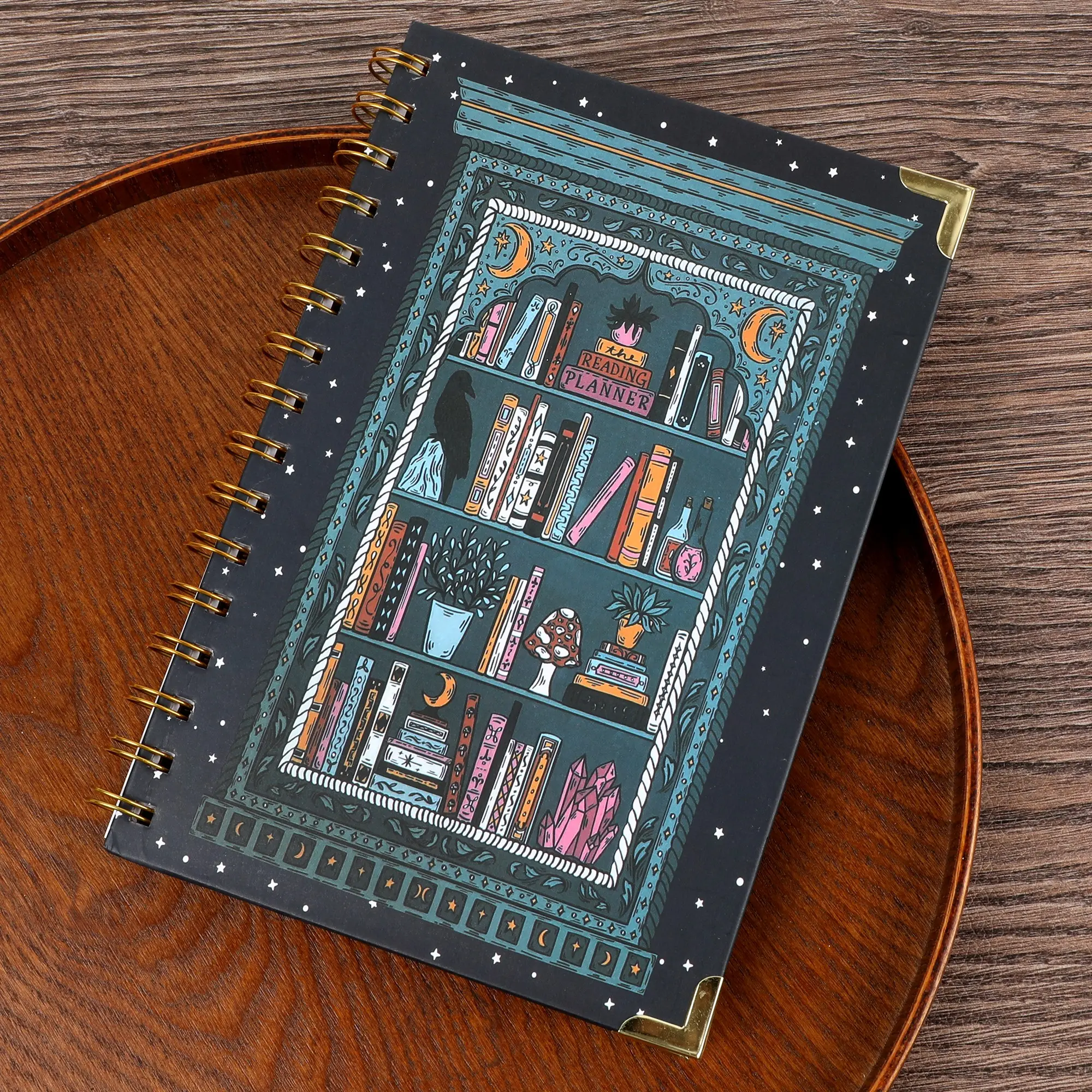 Reading Tracker Magazine for Book Lovers, Dateless Notebook Undated Structure to Track Reading Progress, Ideal for Bibliophiles, No-Date Journal, Planner Notebook