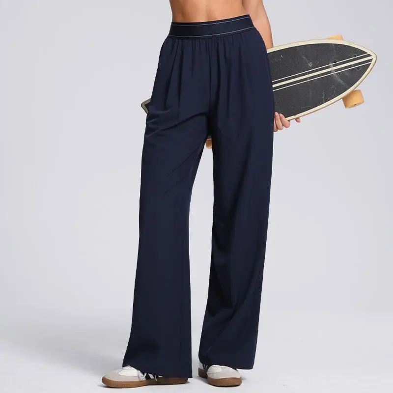 New outdoor running sports pants, straight-leg loose,light, elastic, quick-dryingfitness pants, pocket workwear, casualpants Womenswear Bottom