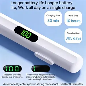 2026 New Universal Stylus Pen with LED Screen Display, Compatible with Android iOS Tablets Phones, Capacitive Touchscreen Writing