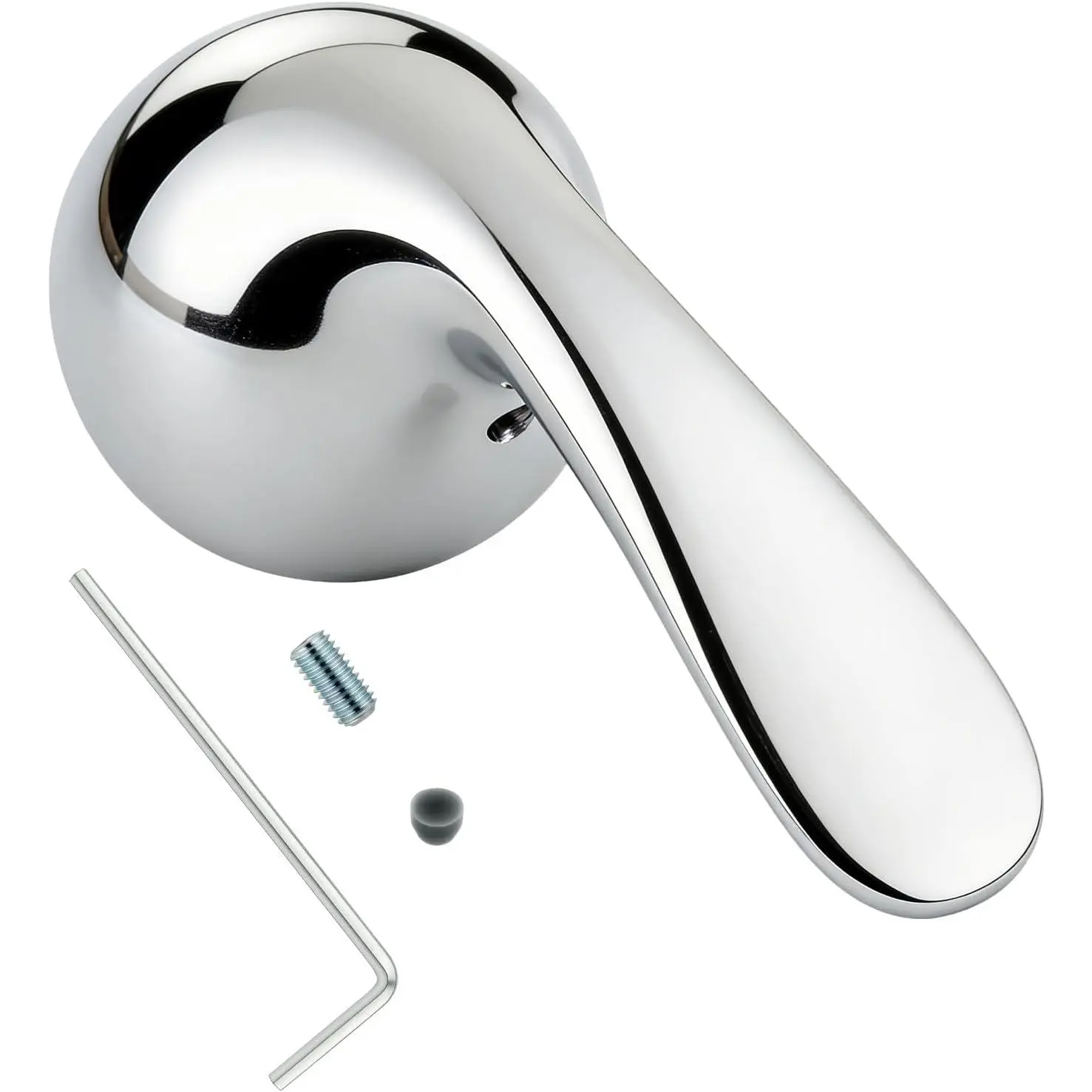 RP48717 Shower Handle , Compatible with  13/14 Series Tub Shower Faucet, Single Handle Tub and Shower Faucet Handle (Chrome)