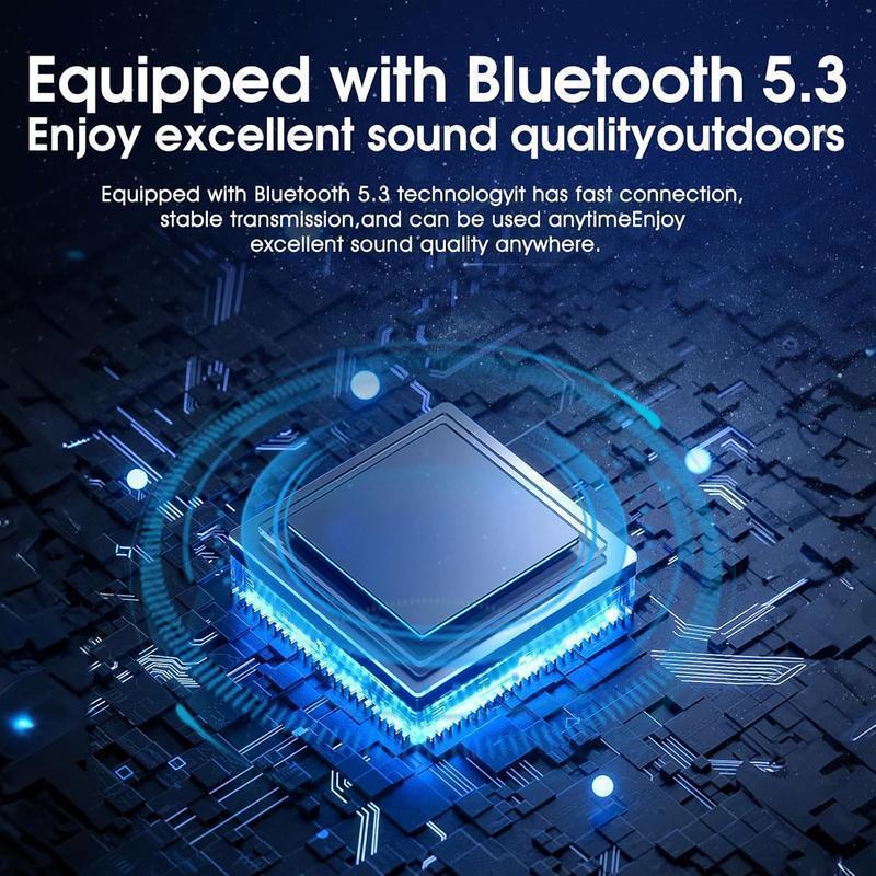 G200 Bluetooth Speaker with BT 5.3 Fast Pair, Magnetic Mount, RGB Lights & AUX Input, Portable Compact Metal Design with Lanyard, Clear Audio for TikTok Live & On-the-Go Music Lovers | Mini Tool Box Speaker